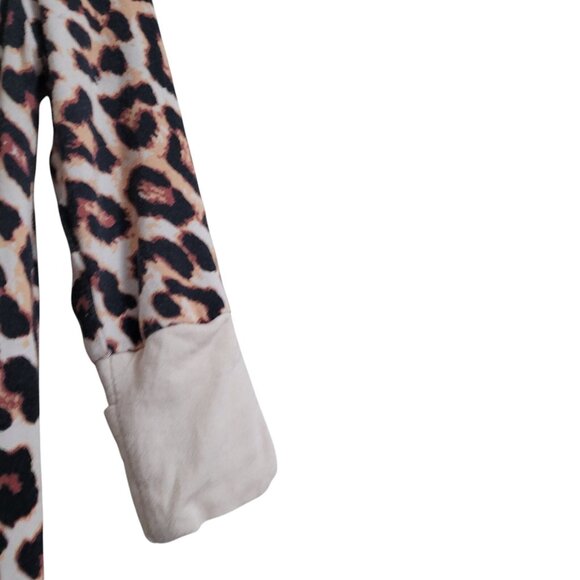 Miozing Bamboo 0-3 Mo Baby Girl Leopard Zippy Pajamas Animal‎ Sleeper - Picture 9 of 13